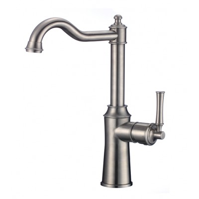 Super September Luxury Home Kitchen Single Hole 304 Stainless Steel Faucet